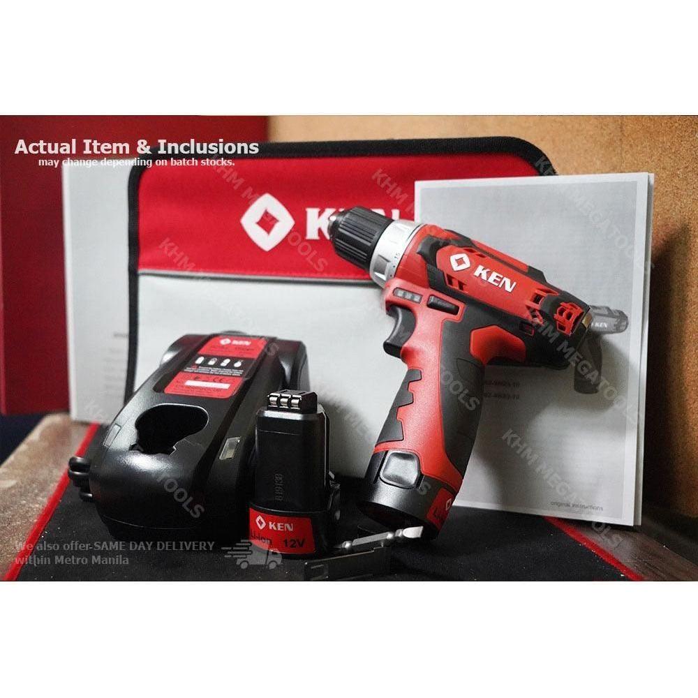 Ken BL6212CB 12V Cordless Drill - Driver - KHM Megatools Corp. Ken BL6212CB 12V Cordless Drill - Driver - KHM Megatools Corp.